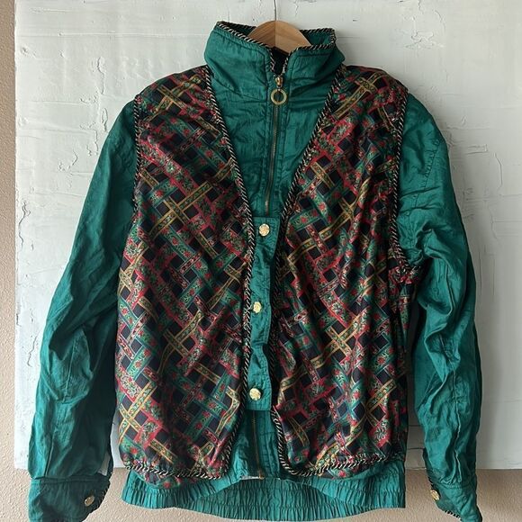 Vintage 80s 90s Lavon Sportswear Track Jacket, Retro Style Women Medium - Picture 2 of 4